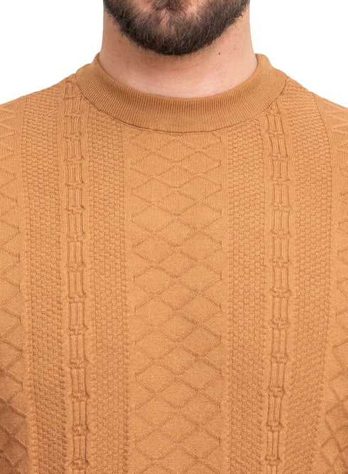 Coffee Design 7536Knit Rount T-Shirt - Khotwh